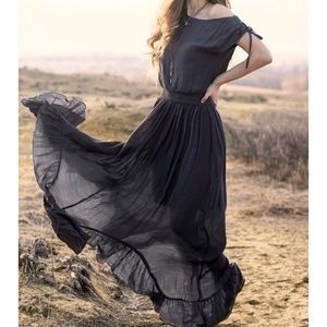 Gia dress Charcoal